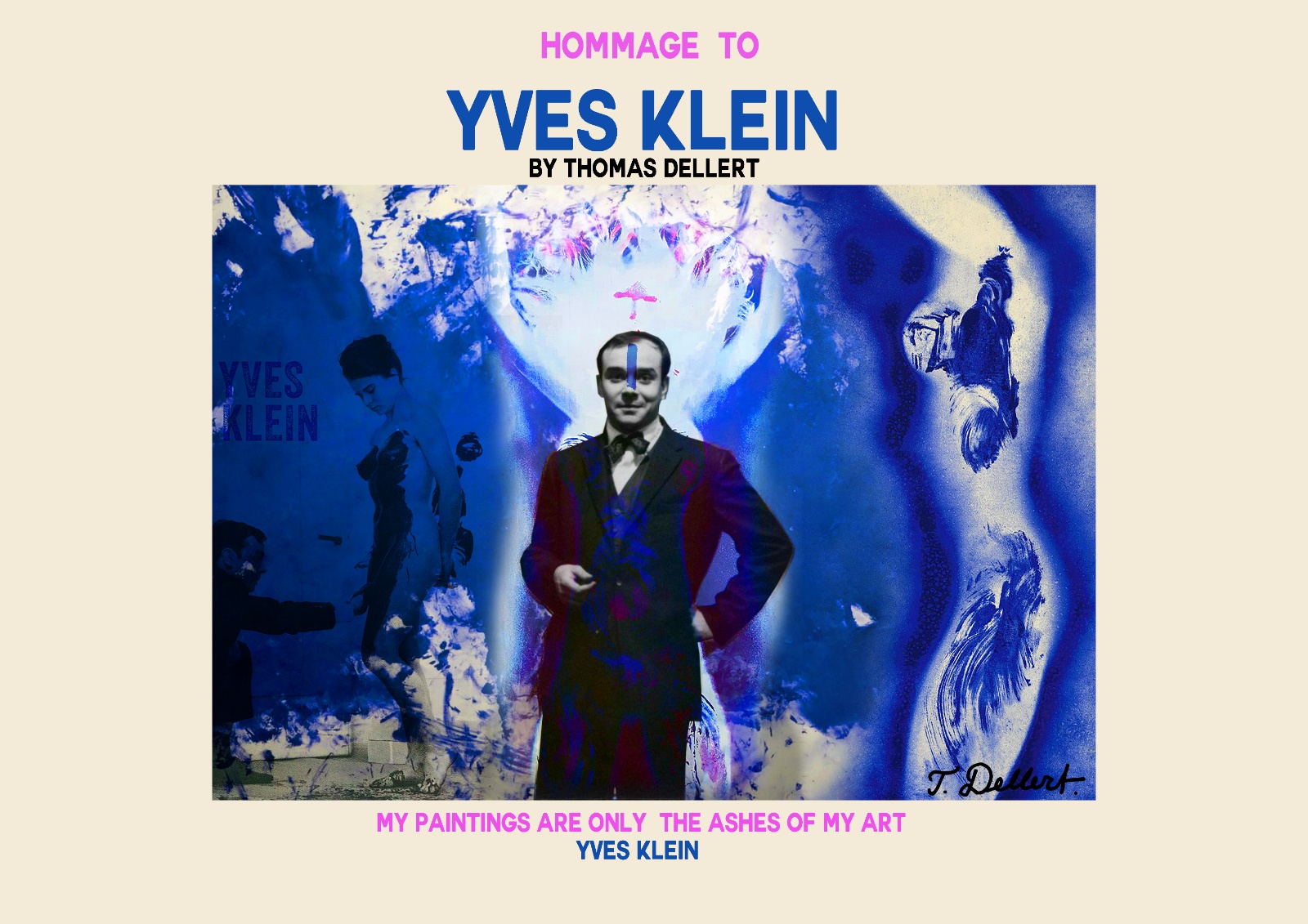 Yves klien by thomas dellert poster 